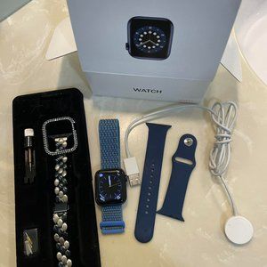 Apple Watch Series 6 (GPS + Cellular, 40mm) - Blue Aluminum Case with Deep Navy